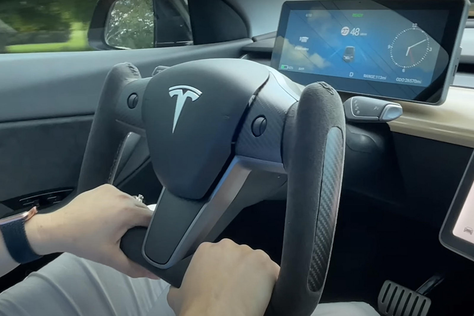 Tesla Model 4 Owners Can Now Get A Yoke Steering Wheel Carbuzz Tesla Model 3 Yoke Steering Wheel