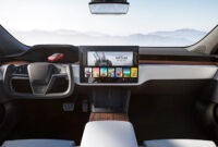 tesla teases model s plaid with refreshed interior: new tesla model s refresh interior