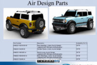 these are some of the 4 ford bronco’s official accessories 2023 ford bronco accessories catalog