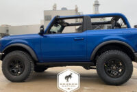 This Pre Production Lightning Blue Ford Bronco Is The Very First One 2023 Ford Bronco Velocity Blue