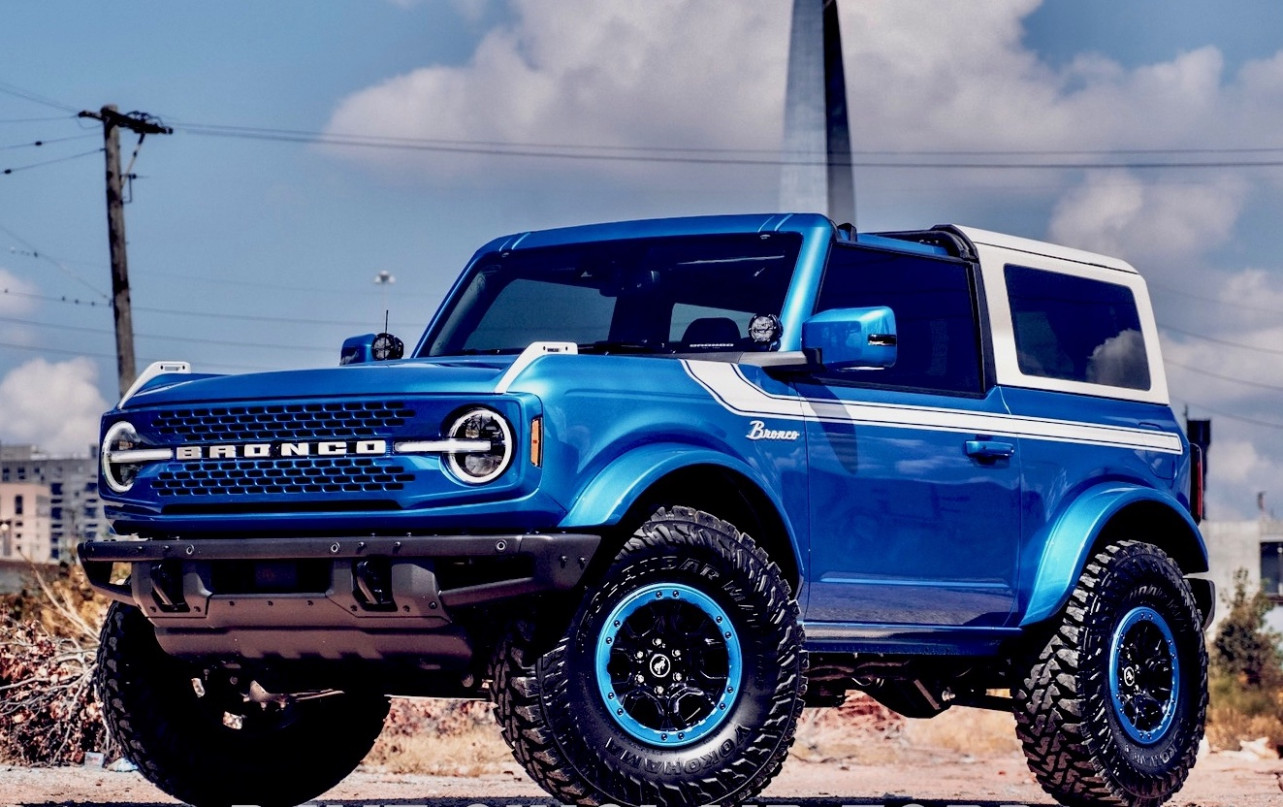 Pictures ford bronco velocity blue