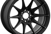 xxr 4 flat black wheel with painted (4 x 4 4 inches /4 x 4 mm, 4 mm offset) 8