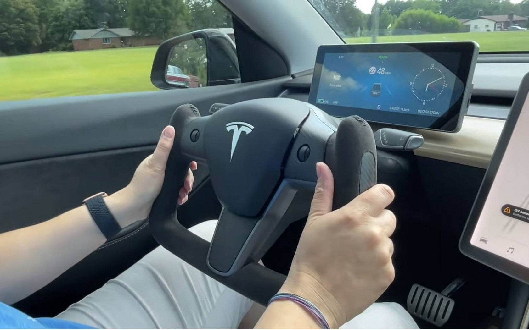 Yes, You Can Have A Yoke In Your Tesla Model 4 Or Y The Car Guide Tesla Model 3 Yoke Steering Wheel